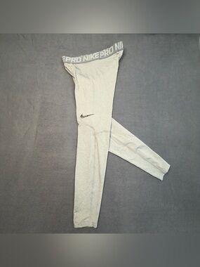 Nike Pro Dri-FIT Men's Compression Leggings Gray Size M